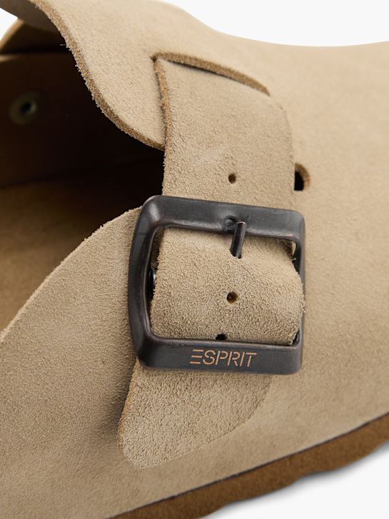 ESPRIT Flache Pantolette Beige 140288 5