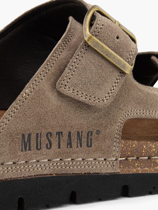 Mustang Tieffuß Pantolette Grau 140346 5