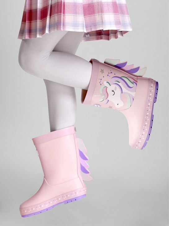 ToeZone Wellies Pink 140807 6