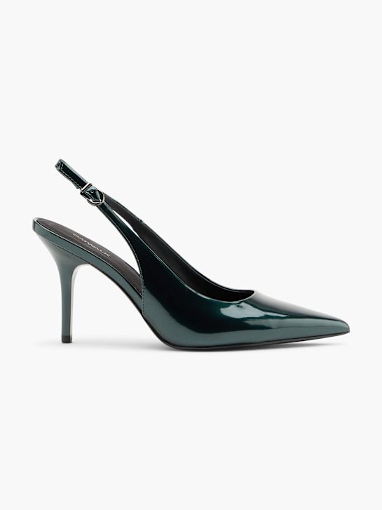 Catwalk Slingback heel Dark green 146904 1