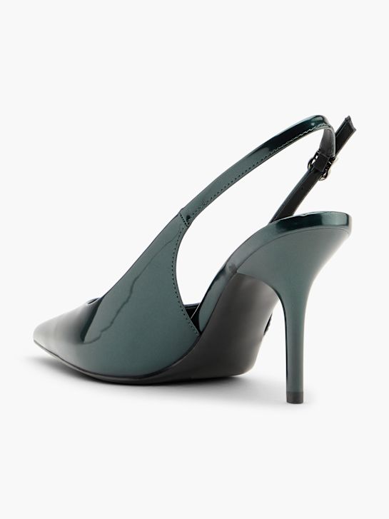 Catwalk Slingback heel Dark green 146904 3