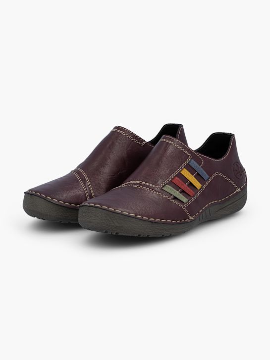 Rieker Low shoe Burgundy 149669 2