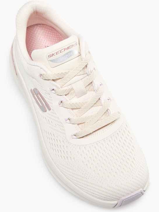 Skechers Bağcıksız Ayakkabı Krem 149893 2