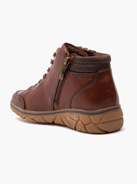 Relife High top trainer Cognac 150187 3