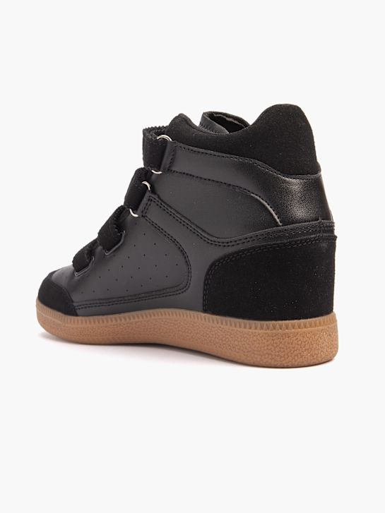Claudia Ghizzani High top trainer Black 151404 3