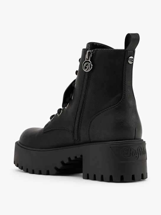 Buffalo Laced ankle boot Black 151895 3
