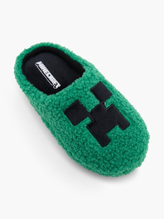 Minecraft Zatvorene kućne papuče Zelena 151959 2