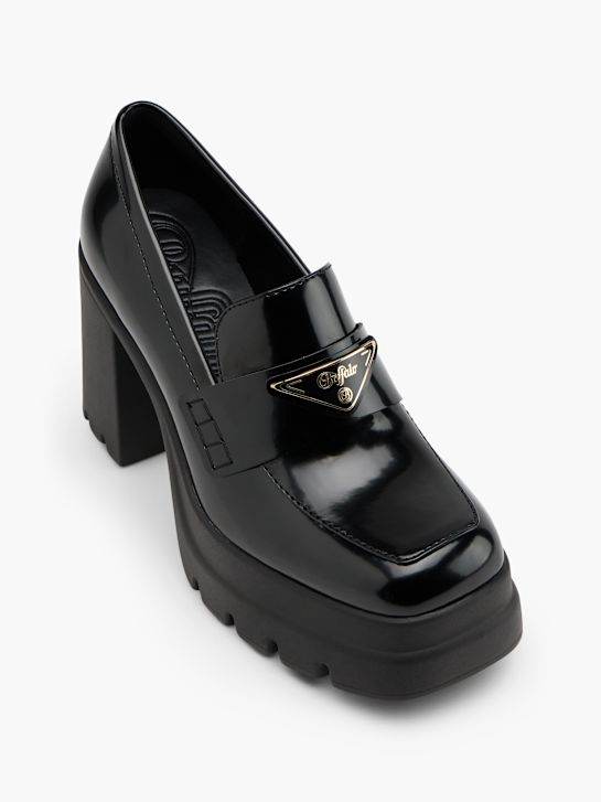 Buffalo Block heel Black 152240 2