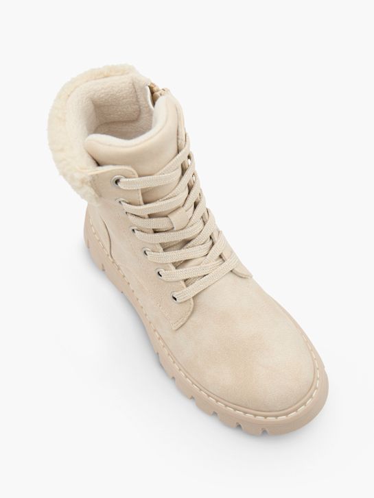 Graceland Lace-up boot Cream 152793 2