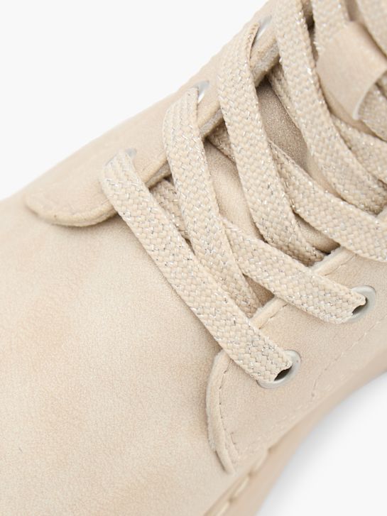 Graceland Lace-up boot Cream 152793 5