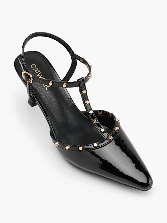 Catwalk Slingback salonke Crna 152968 2