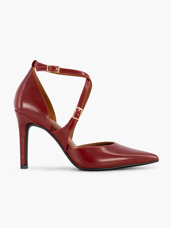 Graceland Strapped heel Burgundy 154401 1