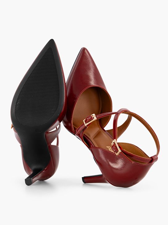 Graceland Strapped heel Burgundy 154401 3