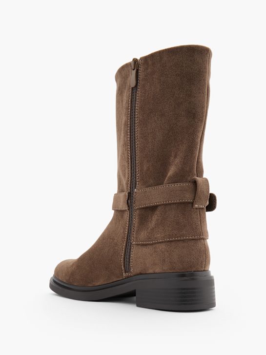 Graceland Knee high boot Brown 155665 3