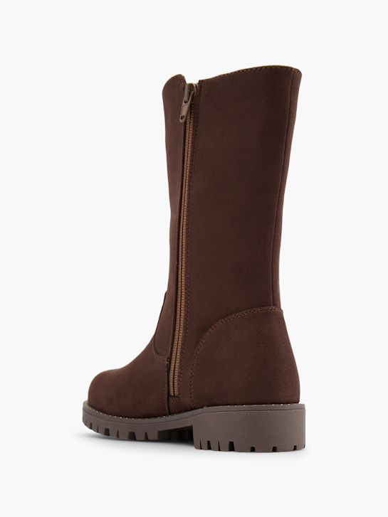 Graceland Knee high boot Brown 155768 3