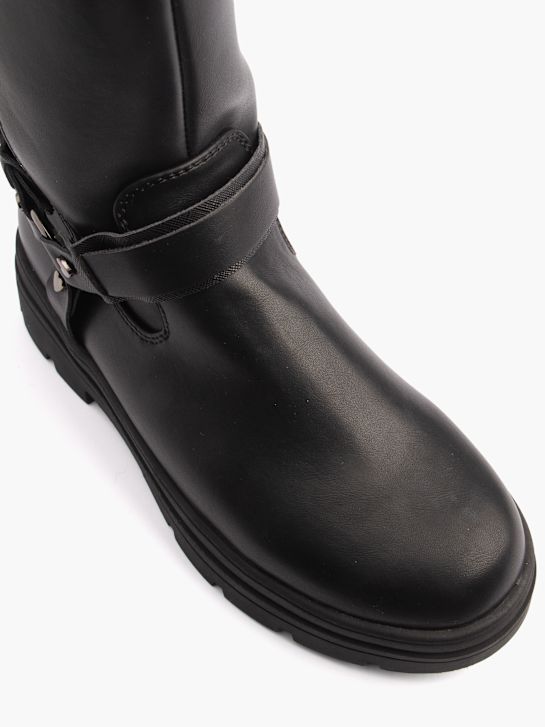 Graceland Knee high boot black 157448 2