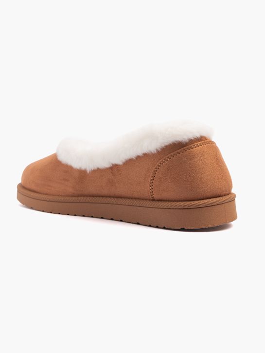 Graceland Plush slipper Cognac 158031 3