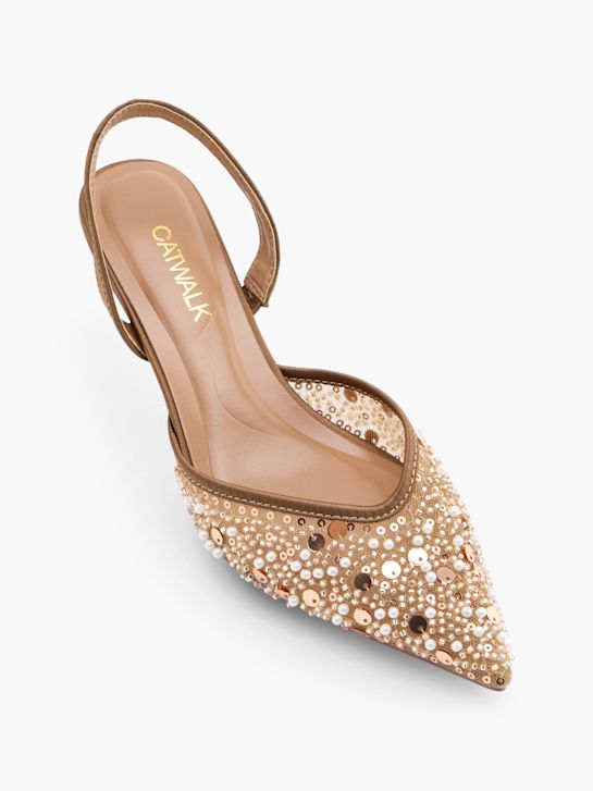 Catwalk Slingback heel Brown 159274 2