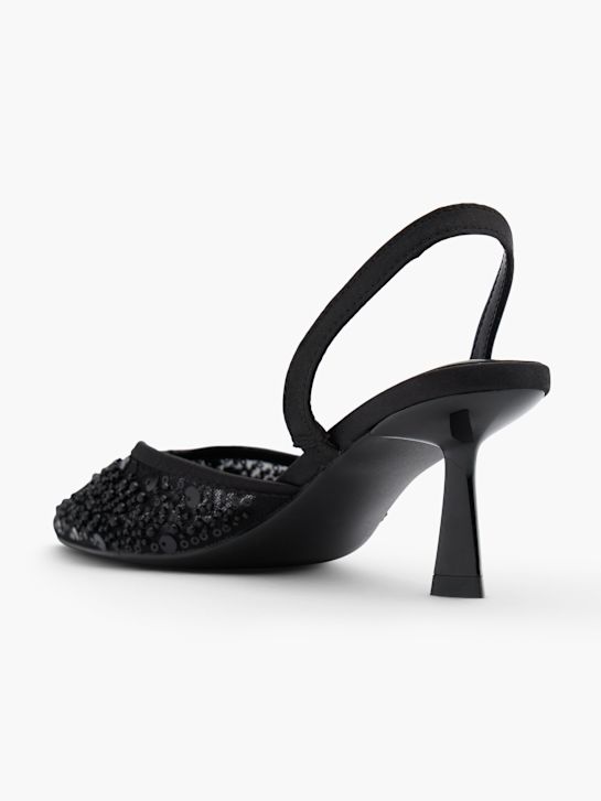 Catwalk Slingback heel Black 160115 3