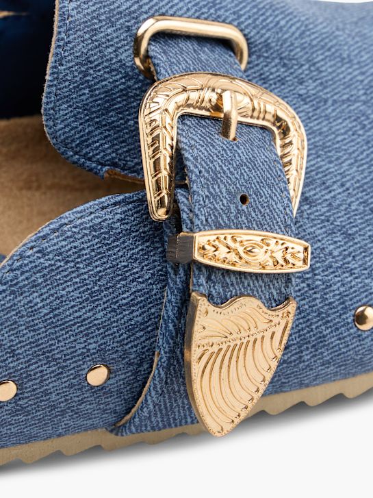 Claudia Ghizzani Tieffuß Pantolette Jeans 164284 5