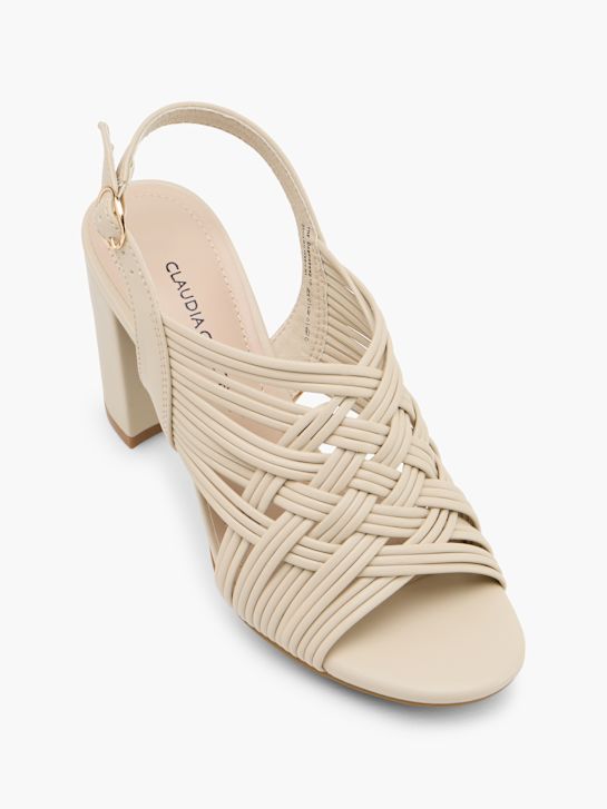 Claudia Ghizzani Sandalette Beige 171941 2