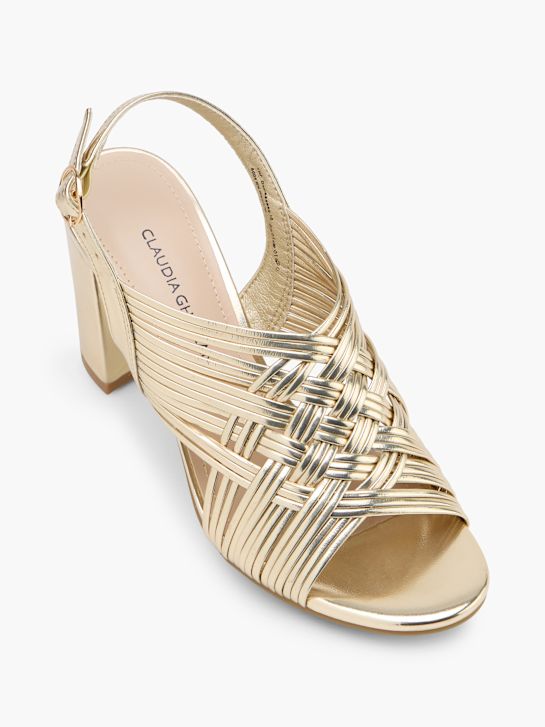 Claudia Ghizzani Sandalette Gold 171940 2