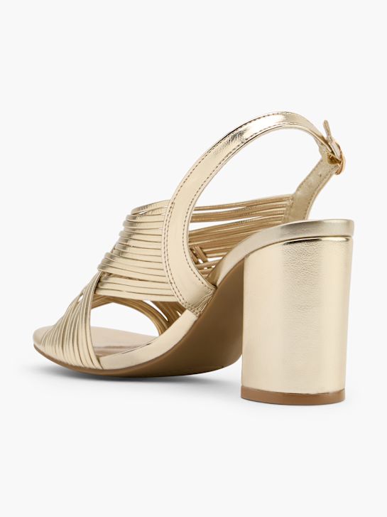 Claudia Ghizzani Sandalette Gold 171940 3