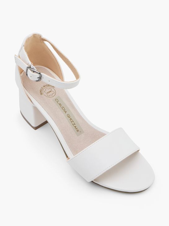 Claudia Ghizzani Sandalette Weiß 171942 2