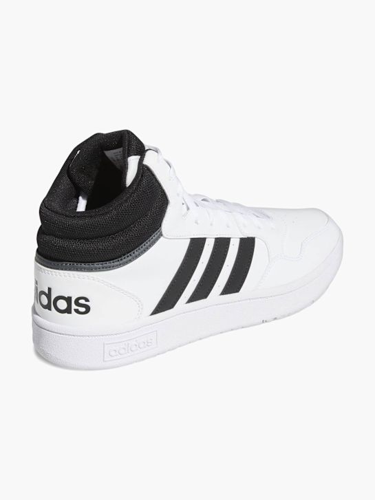 adidas Hoops 3.0 Mid Lifestyle Basketball Classic Vintage Schuh Schwarz 132842 4
