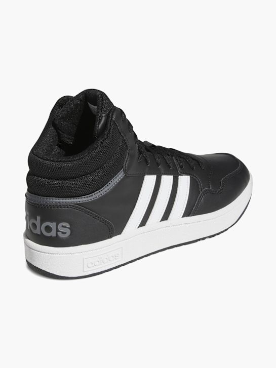 adidas Hoops 3.0 Mid Lifestyle Basketball Classic Vintage Schuh Schwarz 132843 4