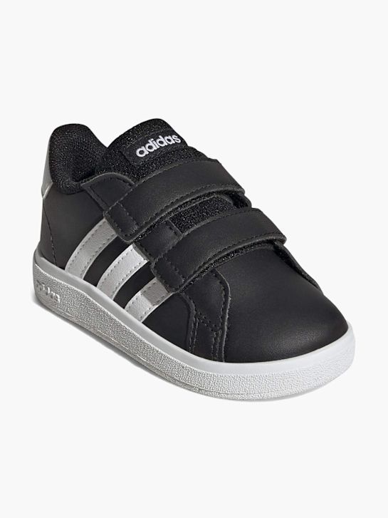 adidas Grand Court Lifestyle Hook and Loop Schuh Schwarz 132764 3