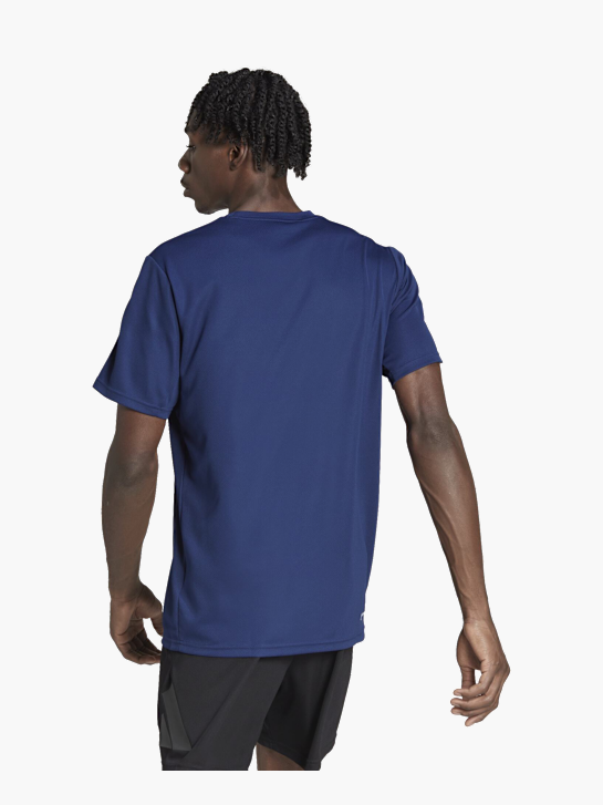 adidas Train Essentials 3-Streifen Training T-Shirt Blau 141207 3
