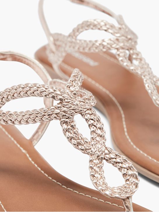 Graceland Zehentrenner-Sandale Rosegold 19412 5