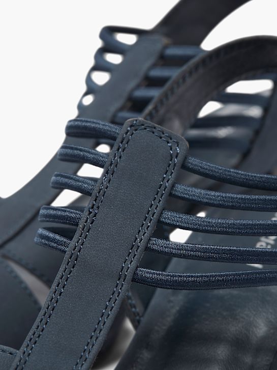 Graceland Højhælet sandal Blå 21344 5
