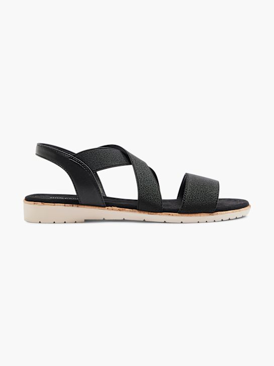 Graceland Sandalo Nero 22 1