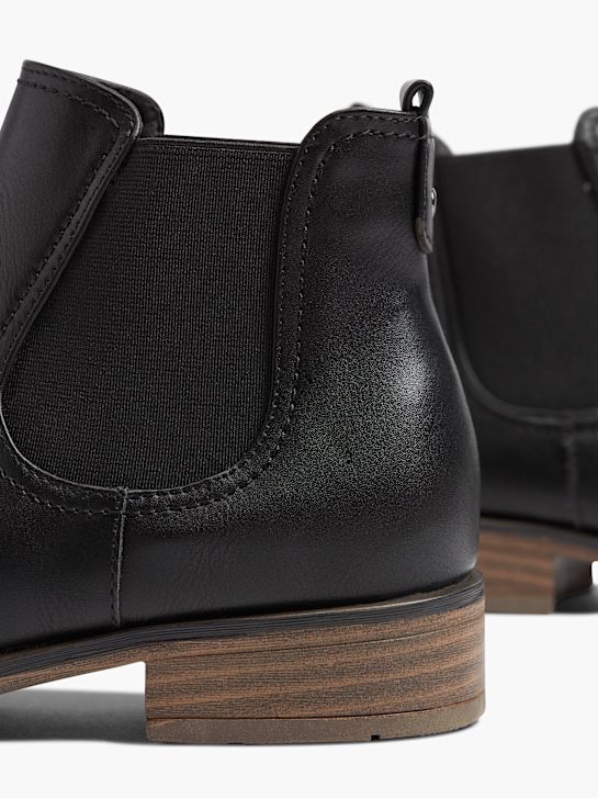 Graceland Højhælet chelsea boot Sort 74 5