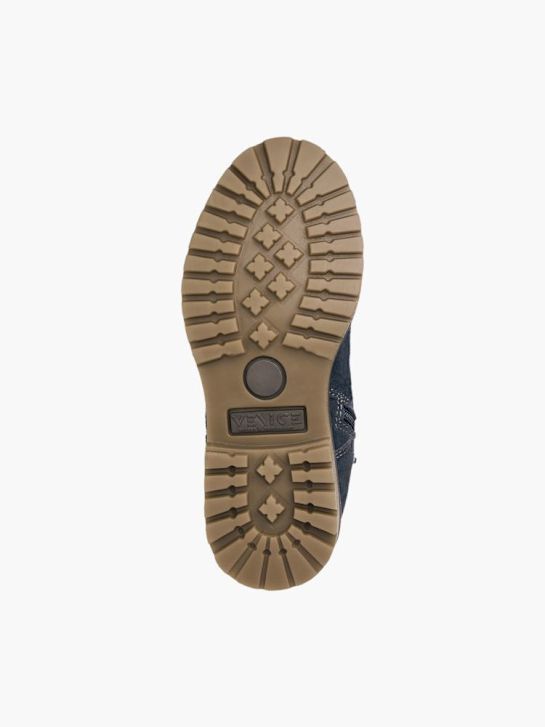 Venice Bottes à lacets Bleu foncé 172336 4