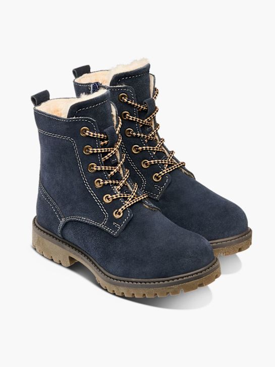 Venice Bottes à lacets Bleu foncé 172336 6