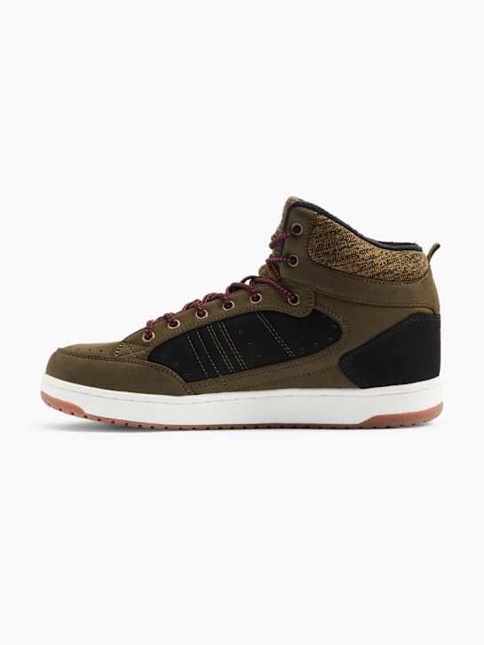 Vty Baskets montantes Kaki 255 2