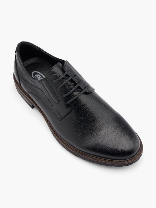 AM SHOE Společenská obuv Černá 52697 2