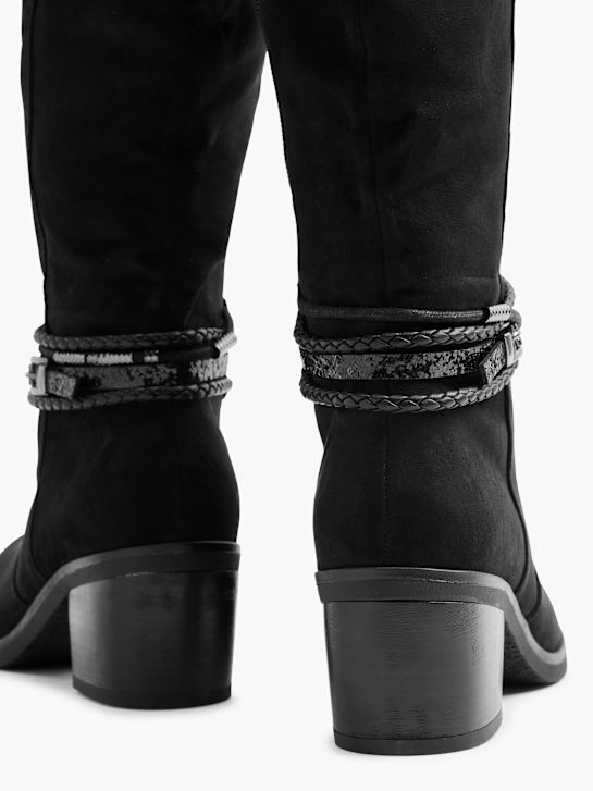 Graceland Weitschaftstiefel Schwarz 213 4