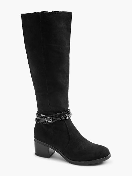 Graceland Weitschaftstiefel Schwarz 213 6