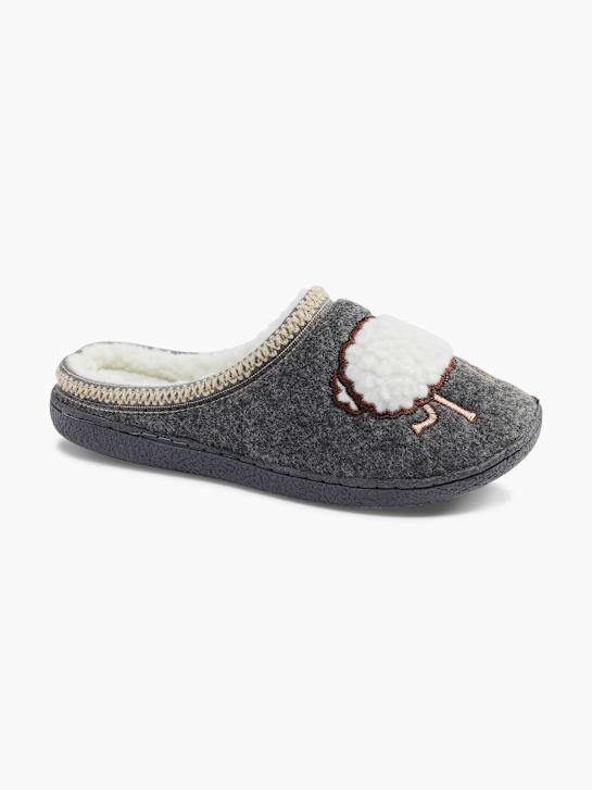 Casa mia Pantoffel Grau 23513 6