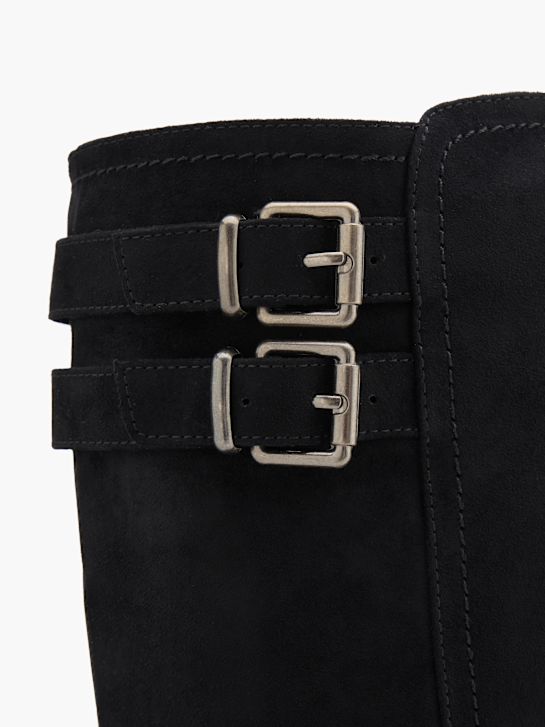 Graceland Buty z szeroką cholewką Czarny 162 5