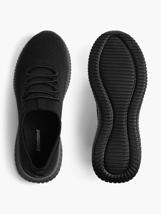 Graceland Slip-on маратонки Черен 174 3