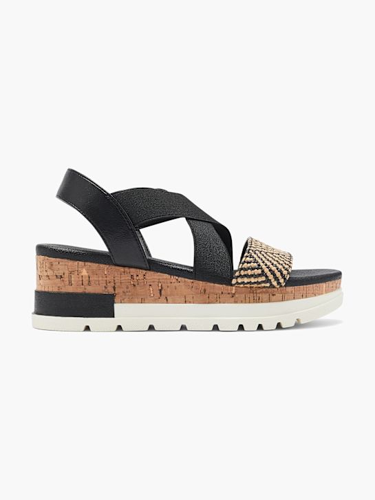 Graceland Sandalette Schwarz 177 1