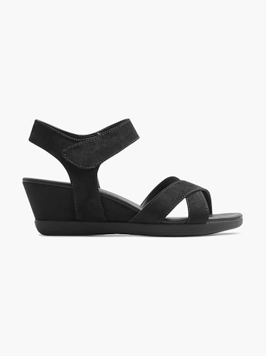Graceland Højhælet sandal Sort 242 1