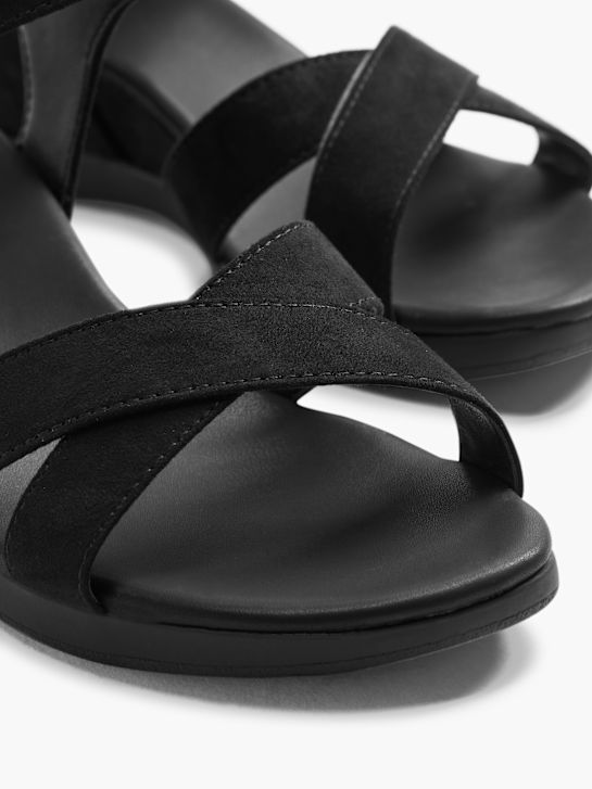 Graceland Højhælet sandal Sort 242 5
