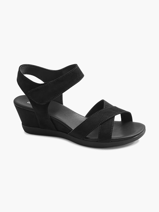 Graceland Højhælet sandal Sort 242 6