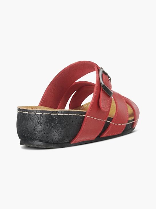 Easy Street Ciabatta con plantare profondo Rosso 21730 5